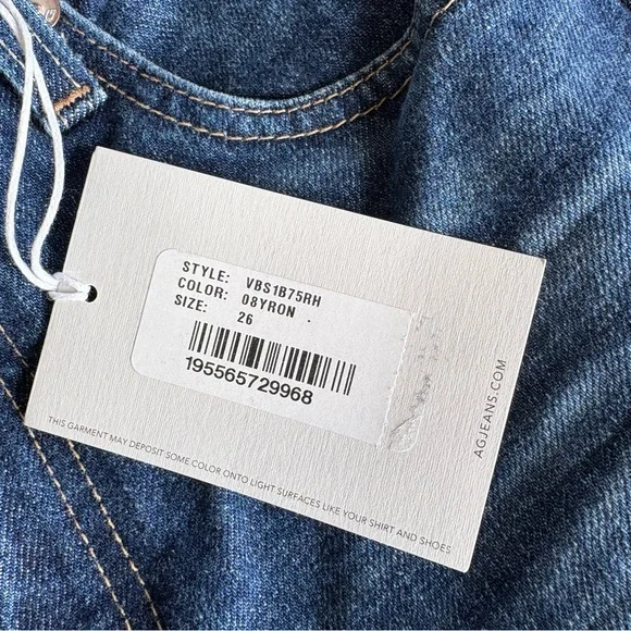 AG Adriano Goldschmied Women's 26 Dark Wash High Rise Alexxis Boot Jeans 360 - Picture 10 of 14